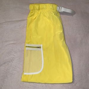 NEW FOREVER21 YELLOW JOGGER PANTS
